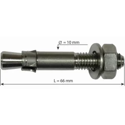 Raumer Hang Fix inox M10C Ø10x66mm expanding anchor bolt* Expansion Bolts