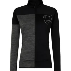 Rock Experience Kobra Mock Neck Fz Woman Fleece women's sweater*Women Sweaters