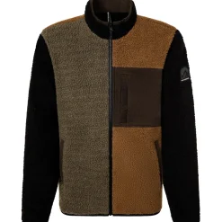 Rock Experience Re.Takotna Mock Neck Fz Man Fleece men's sweater* Sweaters
