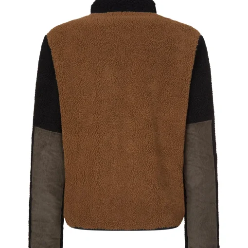 Rock Experience Re.Takotna Mock Neck Fz Man Fleece men's sweater* Sweaters