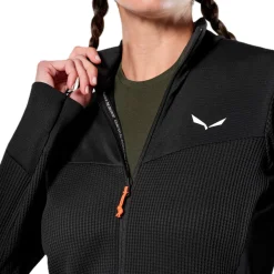 SALEWA Puez Waffle Hybrid Polarlite women's technical polar fleece*Women Sweaters