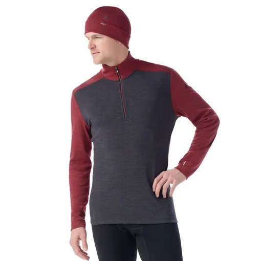 Smartwool Men's Classic Thermal Merino Base Layer 1/4 Zip men's thermal long sleeved t-shirt* Base Layers