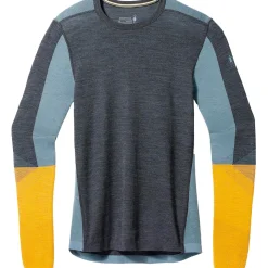 Smartwool Men's Intraknit Thermal Merino Base Layer Colorblock Crew men's thermal long sleeved t-shirt* Base Layers