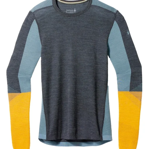 Smartwool Men's Intraknit Thermal Merino Base Layer Colorblock Crew men's thermal long sleeved t-shirt* Base Layers