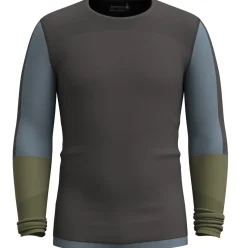 Smartwool Men's Intraknit Thermal Merino Base Layer Colorblock Crew men's thermal long sleeved t-shirt* Base Layers
