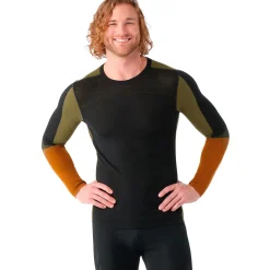 Smartwool Men's Intraknit Thermal Merino Base Layer Colorblock Crew men's thermal long sleeved t-shirt* Base Layers