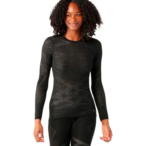 Smartwool Women's Intraknit Thermal Merino Base Layer Crew women's thermal long sleeved t-shirt*Women T-Shirts