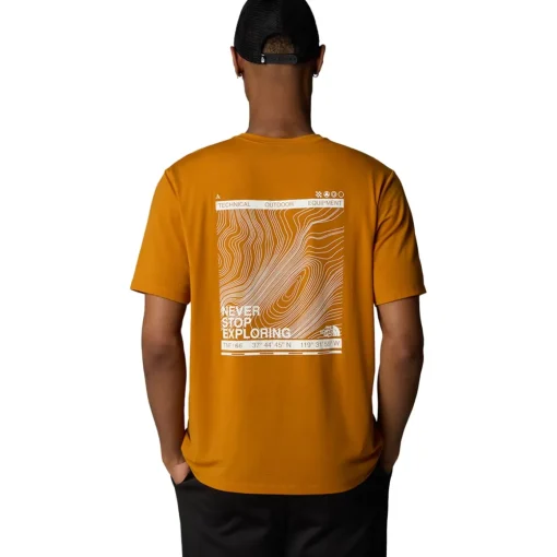 The North Face M Topographic Foundation Ss Tee men's t-shirt* T-Shirts