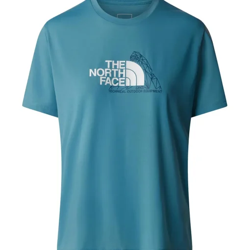 The North Face W Mountain Foundation Ss Tee women's t-shirt*Women T-Shirts