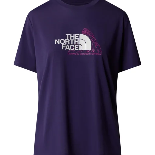 The North Face W Mountain Foundation Ss Tee women's t-shirt*Women T-Shirts