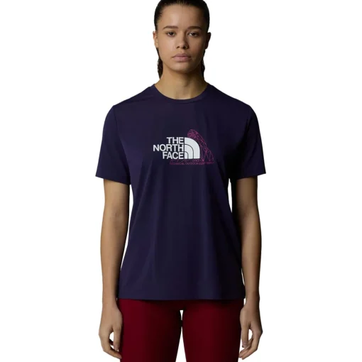 The North Face W Mountain Foundation Ss Tee women's t-shirt*Women T-Shirts