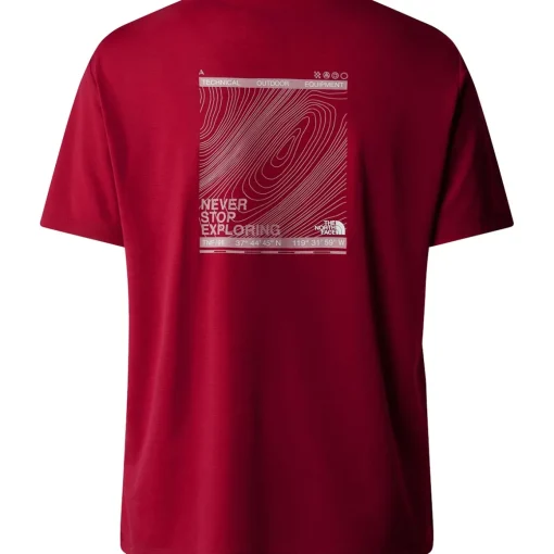 The North Face W Topographic Foundation Ss Tee women's t-shirt*Women T-Shirts