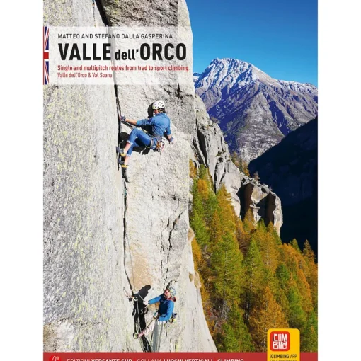 Versante Sud Valle dell'Orco english version climbing guidebook* Trad/Multipitch|Trad And Multi-Pitch Guidebooks