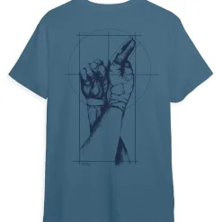 Wide Boyz Da Vinci Hand Fist T-shirt men's t-shirt* T-Shirts