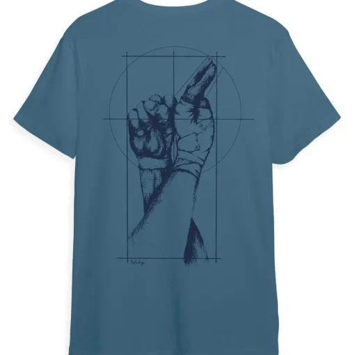 Wide Boyz Da Vinci Hand Fist T-shirt men's t-shirt* T-Shirts