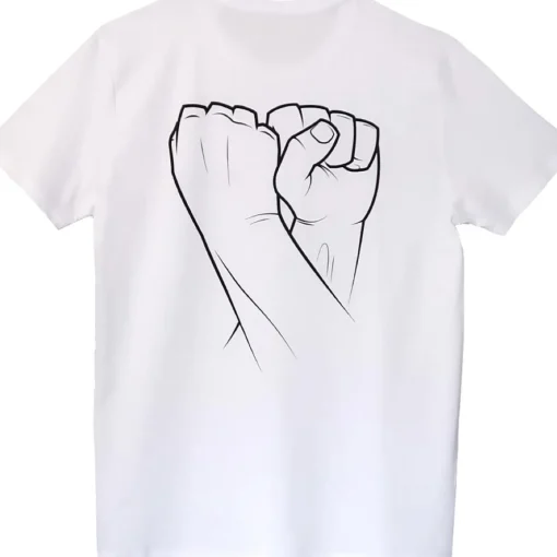 Wide Boyz Double Fist Stack men's t-shirt* T-Shirts
