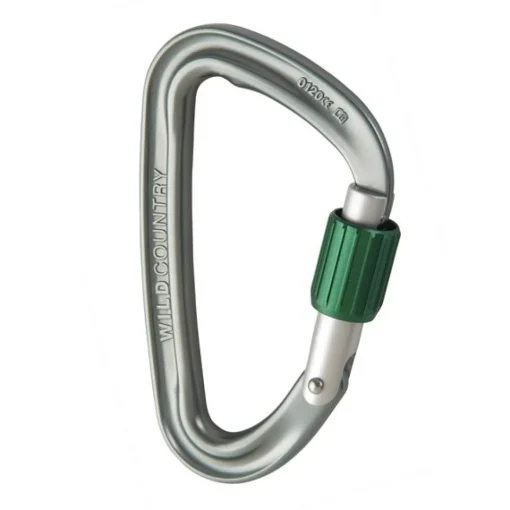 Wild Country Eos screw-lock climbing carabiner* Carabiners And Quick Links