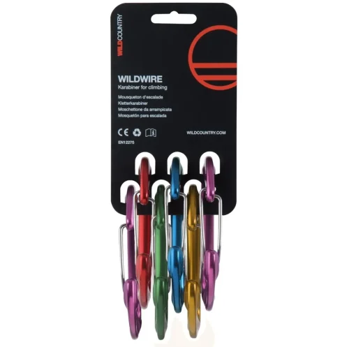 Wild Country Wildwire Rack 6 Pack climbing carabiner* Carabiners And Quick Links