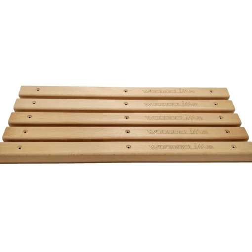 WoodoClimb Liste L 5 pack rungs* Campus Board